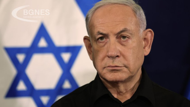 Israel`s Prime Minister Benjamin Netanyahu addresses a press conference in The Kirya military base in Tel Aviv, Israel, 28 October 2023